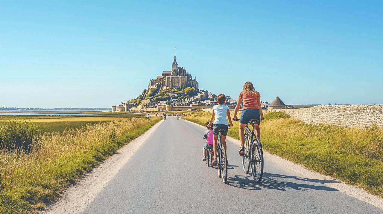 Les meilleures destinations pour visiter la Normandie en famille a velo
