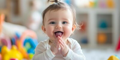 À quel moment un bébé commence-t-il à claquer la langue et que signifie cette étape ?
